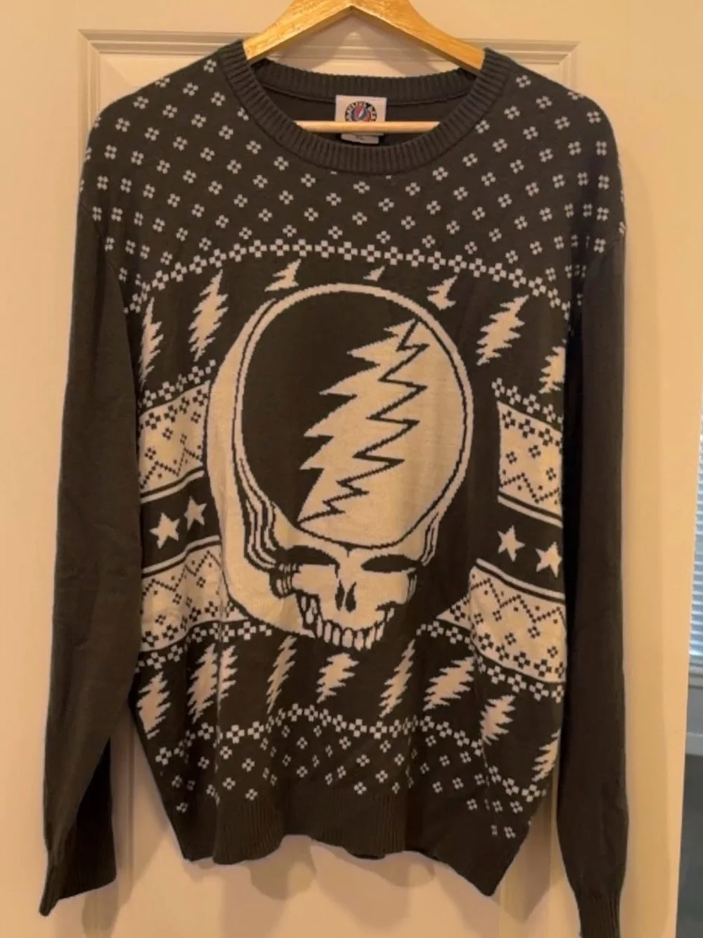 Men's Grateful Dead Steal Your Face Crewneck Sweater